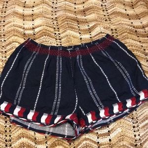 Red white and blue shorts